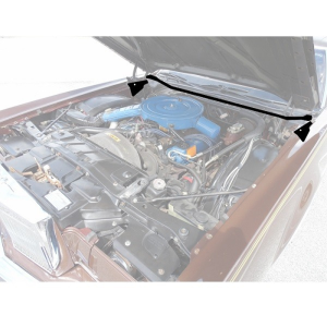 Steele Rubber - Hood to Cowl Seal - 3 Piece - Image 7