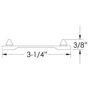 Steele Rubber - Door Bottom Drain Hole Seal - Image 2