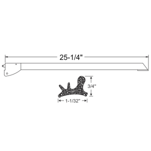 Steele Rubber - Convertible A-Pillar / Hinge Pillar Seal - Image 3