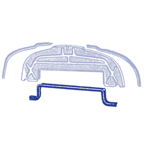 Dennis Carpenter - Radiator Shroud to Hood Seal - Lower - Image 2