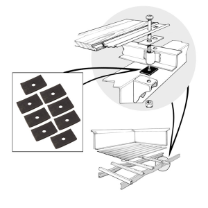 Bed To Frame Pad Kit - 8 Piece