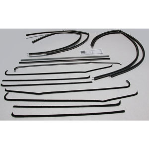 Beltline Weatherstrip & Window Channel - 14 Piece Complete Kit