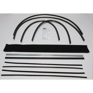 Beltline Weatherstrip & Window Channel - 12 Piece Complete Kit