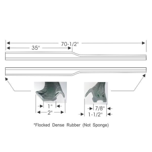 Steele Rubber - Roof Rail Seal - Image 2