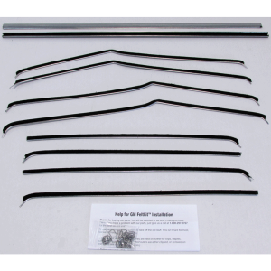 Beltline Weatherstrip & Window Channel - 10 Piece Kit