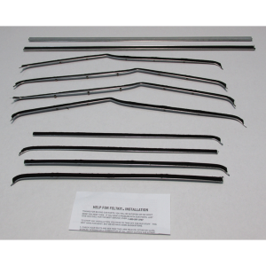 Beltline Weatherstrip & Window Channel - 10 Piece Kit