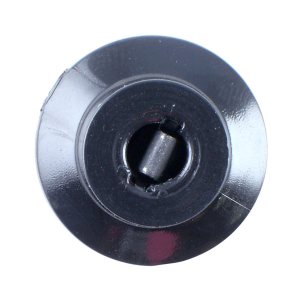Dennis Carpenter - Radio Knob - Black With Silver Insert - Image 4