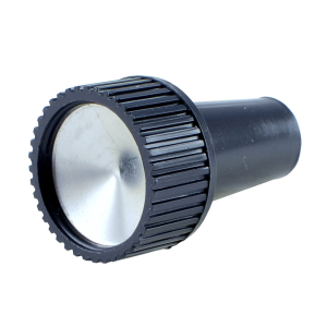 Air Vent Knob - Black With Silver Insert