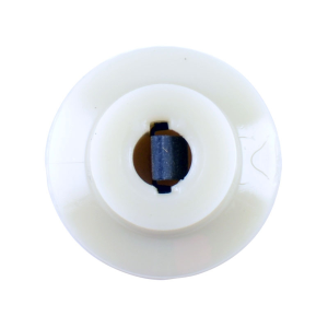 Dennis Carpenter - Radio Knob - White With Gold Insert - Image 3