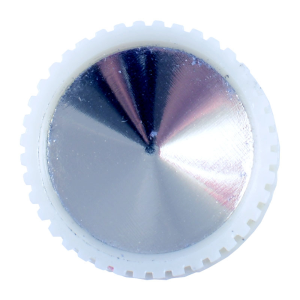 Dennis Carpenter - Radio Knob - White With Gold Insert - Image 4