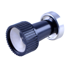 Dennis Carpenter - Cigar Lighter Knob - Black With Silver Insert - Image 1