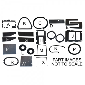 Rubber The Right Way - Heater & AC Gasket Kit - 23 Piece - Image 2