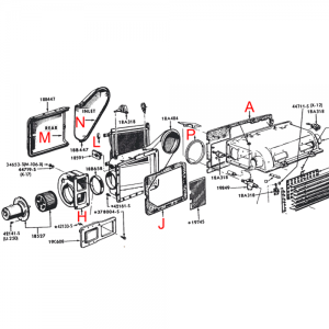 Rubber The Right Way - Heater & AC Gasket Kit - 23 Piece - Image 4