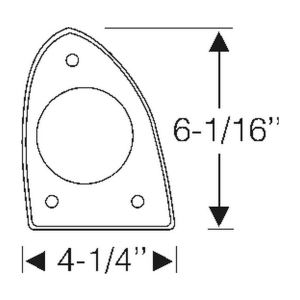 Steele Rubber - Air Intake Scoop Mounting Pad - Image 2
