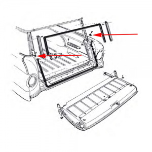 Dennis Carpenter - Tailgate Bumper At Pillar - Image 2