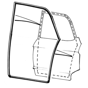 Dennis Carpenter - Door Seal Kit - Rear - Image 4
