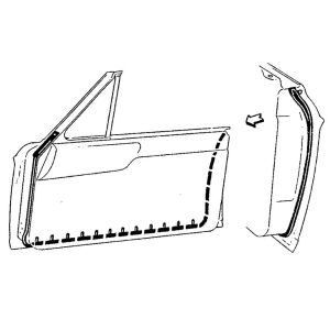 Dennis Carpenter - Door Seal Kit - Front - Image 4