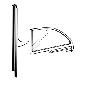 Dennis Carpenter - Quarter Window Leading Edge Seals - Image 2