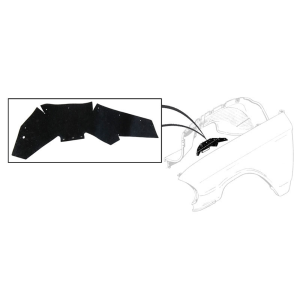 1963 Ford and Mercury a-arm dust shield kit installation location