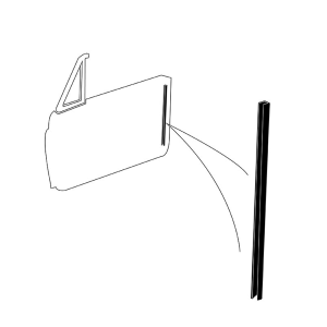 Dennis Carpenter - Lower Back Of Door Glass Run Channel - Image 4