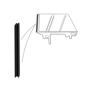 Rear Side Window Leading Edge Seal
