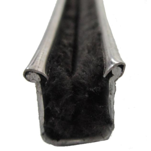 1963-64 Ford Galaxie window run channel end view.