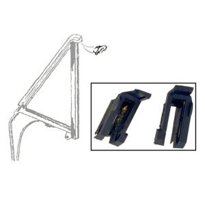 Dennis Carpenter - Door Glass Bumper - In Vent Window Frame - Image 2