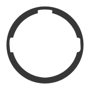 Trunk Lock Cylinder Gasket - 3 Lug Type