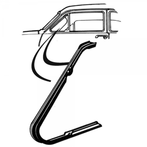 1949 Mercury vent window seal kit installation location.