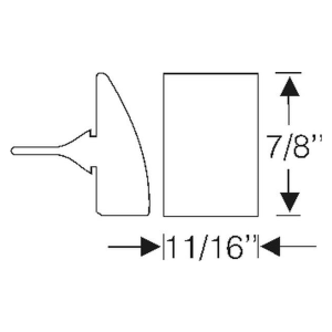 1965-72 Buick hood to fender ledge bumper dimensions.