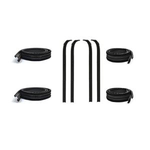 Window Run Channel & Beltline Weatherstip Kit - 8 Piece