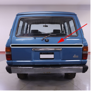 Liftgate seal for 1981-90 Toyota Land Cruiser.