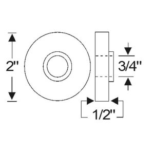 1952 Buick body mounting pad.