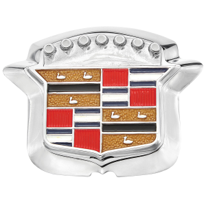 Trunk Lock Cover & Cadillac Crest
