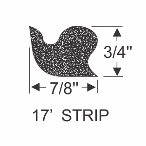 1954-56 Buick and Oldsmobile trunk seal.
