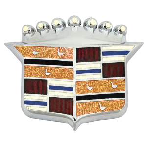 Cadillac Crest Emblem On Hood
