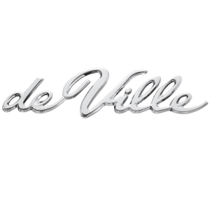 "de Ville" Emblem - On Rear Quarter Panel