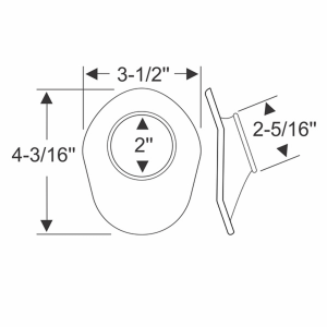 1957-58 Cadillac Restoration Parts Steering Column At Floor Grommet - Part #18-007G.