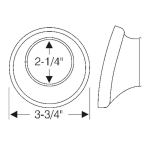 1959-61 Cadillac Restoration Parts Steering Column At Floor Grommet - Part #18-008G.