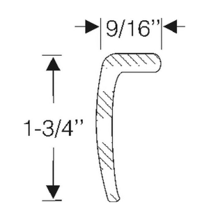 1949-55 Chevy & Oldsmobile Restoration Parts Rear Bumper Gravel Shield - Part #01-135X