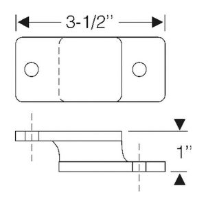 1951-56 Chevy Restoration Parts Exhaust System Hanger - Part #05-060X