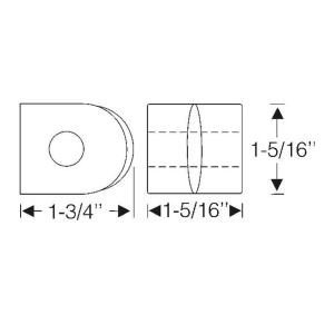 1939-62 Chevy Restoration Parts Front Stabilizer Bar Mounting Bushings - Part #07-006G