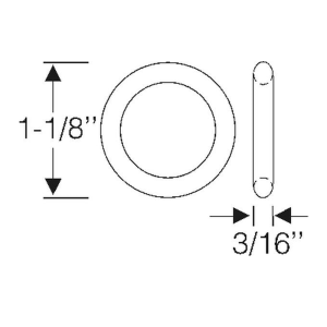1939-62 Chevy Restoration Parts Lower Control Arm Seal - Part #07-003S