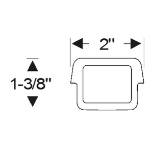 1949-52 Chevy & Pontiac Restoration Parts Windshield Wiper Transmission Gasket - Part #06-302P