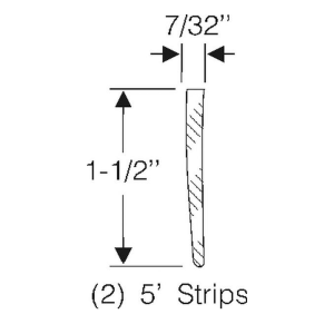 1955-57 Chevy & Pontiac Restoration Parts Rear Wheelhouse To Quarter Panel Fillers - 03-093X