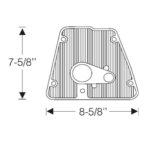 1955-56 Chevy Restoration Parts Steering Column and Clutch Pedal Floorplate - Part #18-096X