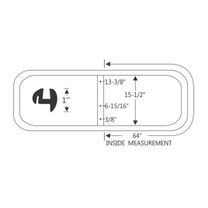 1949-51 Chevy & Oldsmobile Restoration Parts Windshield Seal - 10-362W