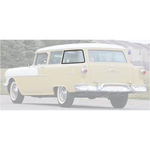 1955-57 Chevy & Pontiac Restoration Parts Side Quarter Window Weatherstrips - Part #10-365W.