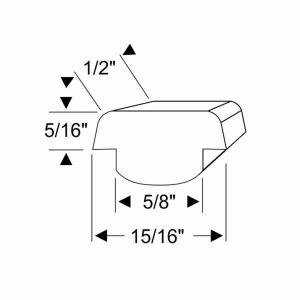 1968-72 Buick Chevy Oldsmobile & Pontiac Restoration Parts - Side Window Stop Bumper Kit #10-023B