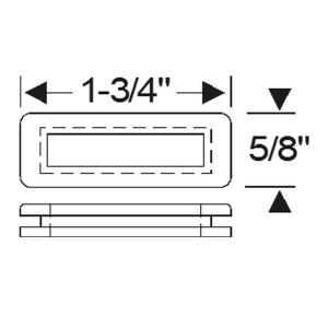 1959-62 Pontiac Restoration Parts - Glove Box Door Grommet #18-016G